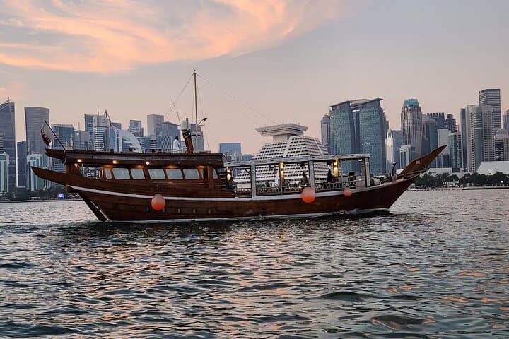 Moonlight on Marina Traditional Dhow Cruise With Optional Dinner